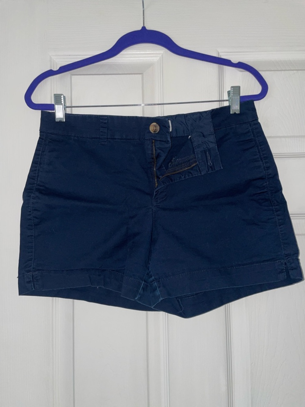 Old Navy Dark Blue Women's Casual Bermuda Shorts